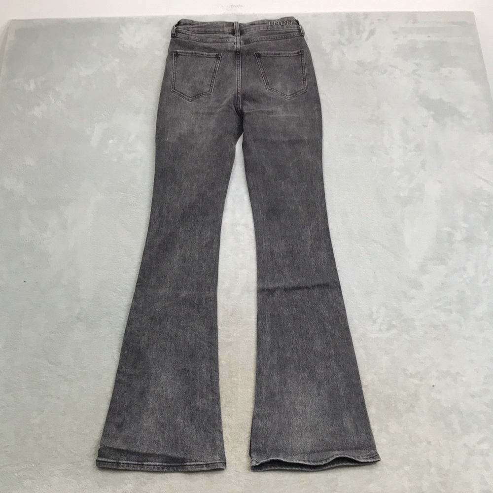 LNDN Jeans Antique Black Mid  Rise Flare Jeans Size 27 New with tags - Picture 10 of 10